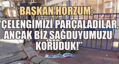 Başkan Horzum; Şehit Cenazesindeki Provokasyonu Kınadı