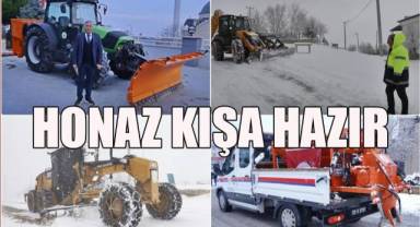 Başkan Kepenk; “200 ton tuz, 6 iş makinası, 10 personelle görevimizin başındayız”