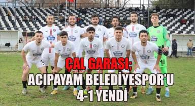 Çal Belediyespor, Acıpayam Belediyespor’u 4-1 mağlup etti