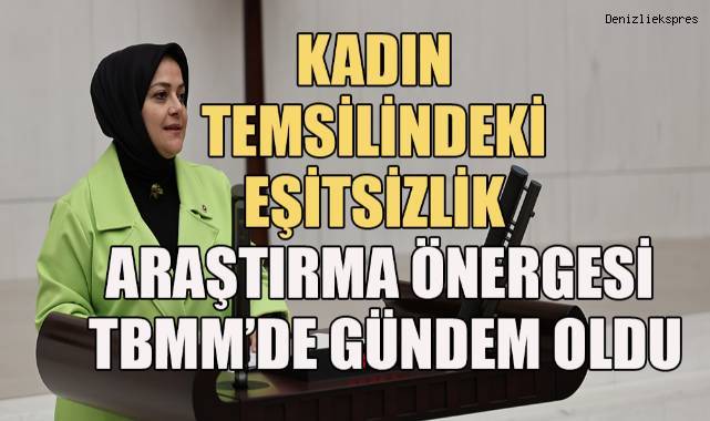 Denizli Milletvekili Sema Silkin Ün, kadın milletvekillerine güç birliği için çağrı yaptı