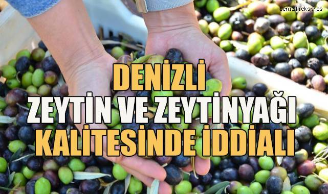 Denizli zeytin ve zeytinyağı kalitesinde iddialı