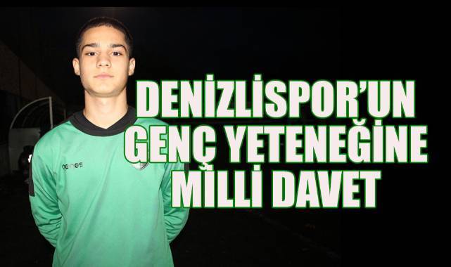 Denizlisporlu Mehmet Ali Şaşmaz, U15 Milli Takımı'na davet edildi