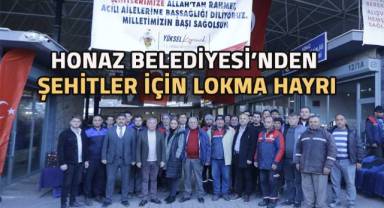 Honaz Belediyesinden şehitler için anlamlı etkinlik