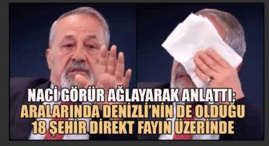 Naci Görür ağlayarak anlattı: Aralarında Denizli'nin de olduğu18 şehir direkt fayın üzerinde