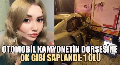Paramparça olan otomobil, genç kıza mezar oldu