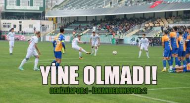 TFF 2. Lig: Denizlispor: 1 - İskenderunspor: 2