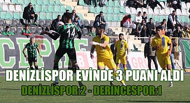 TFF 2. Lig: Denizlispor: 2 - Derincespor: 1
