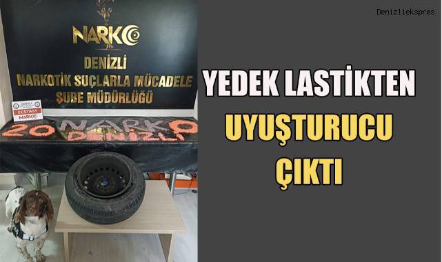 Yedek lastikten uyuşturucu çıktı