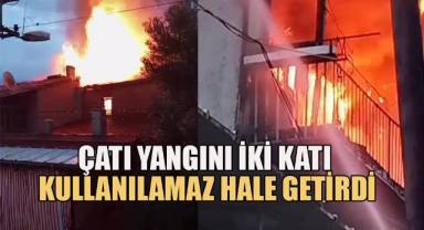 95 yaşındaki yaşlı adam ve yeğeni son anda binadan çıkmayı başardı