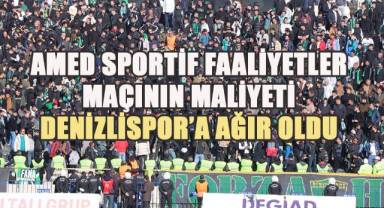Amed Sportif Faaliyetler maçının maliyeti Denizlispor’a ağır oldu