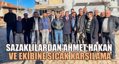 Çal Belediye Başkan Adayı Ahmet Hakan, Sazaklılarla Bir Araya Geldi