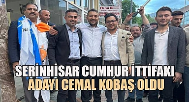 Cumhur İttifakı'nda MHP'nin Serinhisar belediye başkan adayı Cemal Kobaş oldu