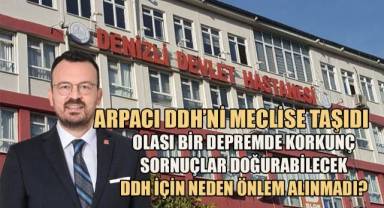 DDH Deprem analiz raporu ortaya çıktı, CHP’li Arpacı sordu: 7 yıldır neden önlem almıyorsunuz?