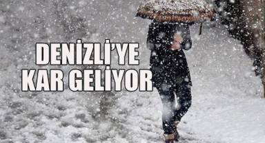 Denizli’de kar yağışı bekleniyor