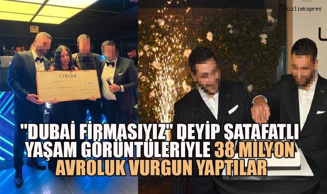 Denizli’de Ponzi usulü dolandırıcılık yaptıkları iddia edilen 3 kişi hakkında suç duyurusunda bulunuldu