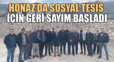 Honaz’da sosyal tesis için geri sayım başladı