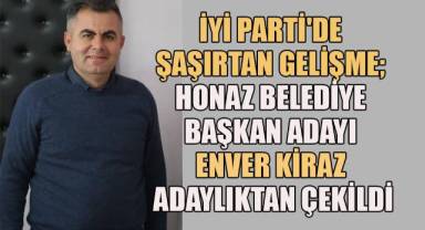İYİ Parti Honaz Belediye Başkan Adayı Enver Kiraz Adaylıktan Çekildi