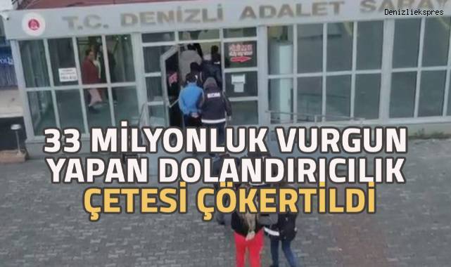 Tekstilcilerden 33 milyonluk vurgun yapan dolandırıcılık şebekesi çökertildi