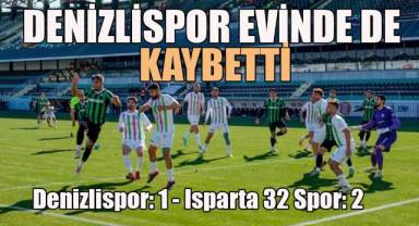 TFF 2. Lig: Denizlispor: 1 - Isparta 32 Spor: 2