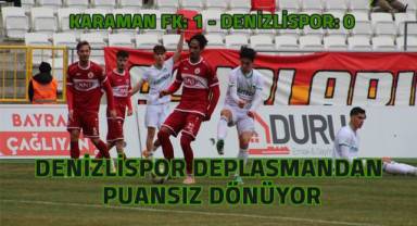 TFF 2. Lig: Karaman FK: 1 - Denizlispor: 0