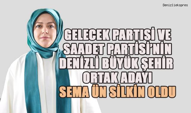 Ahmet Davutoğlu, Denizli Milletvekili Sema Silkin Ün'ün Denizli Büyükşehir belediye başkan adaylığını duyurdu.