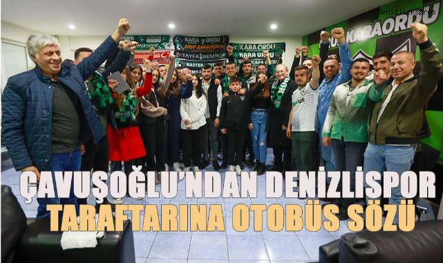CHP Denizli Büyükşehir Belediye Başkan Adayı Bülent Nuri Çavuşoğlu’ndan Denizlispor taraftarına otobüs sözü