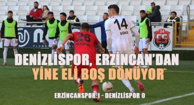 Denizlispor Deplasmandan Yine Eli Boş Dönüyor
