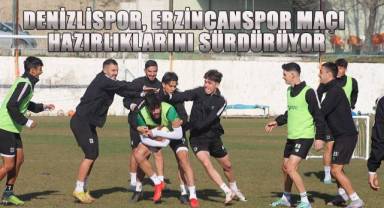 Denizlispor, Erzincanspor maçı hazırlıklarını sürdürüyor