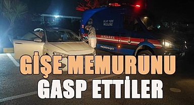Gişe memurunu gasp ettiler, havaya ateş açıp kaçtılar