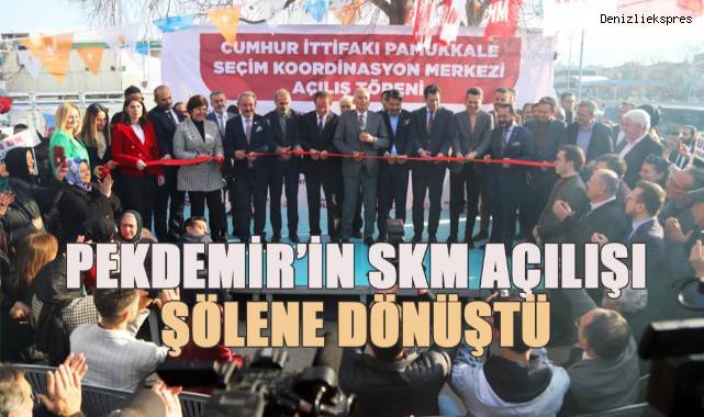 Halil Pekdemir’in Seçim Koordinasyon Merkezi açılışı, şölene dönüştü