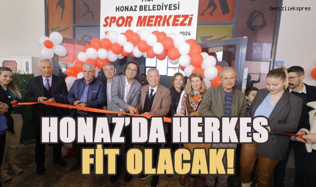 Honaz Belediyesi Spor Merkezi Görkemli Bir Törenle Açıldı