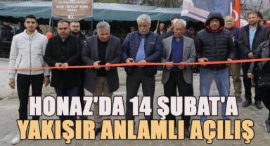 Honaz'da 14 Şubat'a yakışır anlamlı açılış