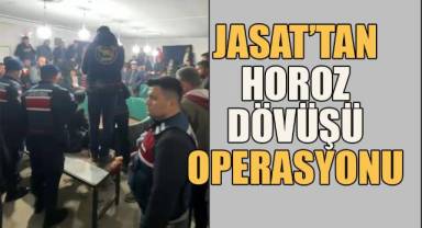 JASAT'tan komando destekli horoz dövüşü operasyonu