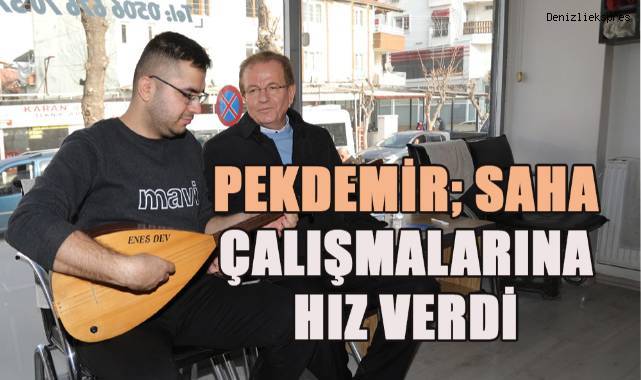 Pekdemir; Cumhuriyet Mahallesi’nde esnaf ve vatandaşlar tarafından ilgiyle karşılandı.