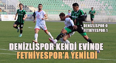 TFF 2. Lig: Denizlispor: 0 - Fethiyespor: 1