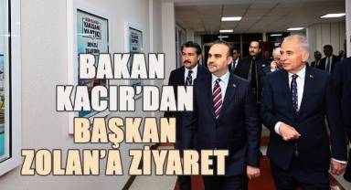 Bakan Kacır’dan Başkan Zolan’a ziyaret