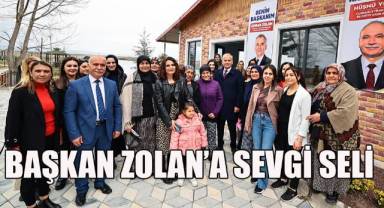 Başkan Zolan’a Çardak’ta sevgi seli