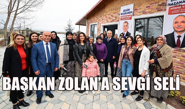 Başkan Zolan’a Çardak’ta sevgi seli