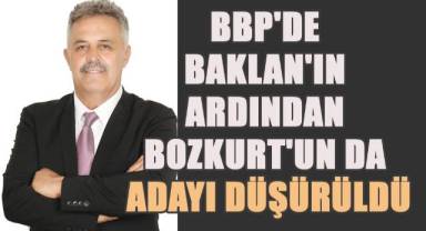 BBP'de Baklan'ın ardından Bozkurt'un da adayı düşürüldü