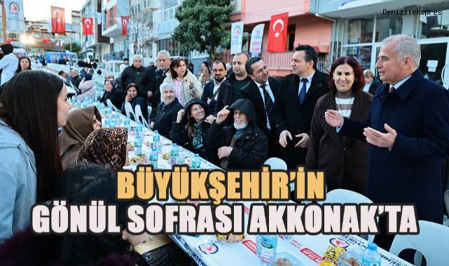 Büyükşehir’in gönül sofrası Akkonak’ta