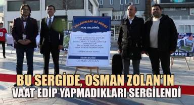 Çavuşoğlu, bugün ‘Yalandan Bi’Sergi’ adını taşıyan sergi açtı.