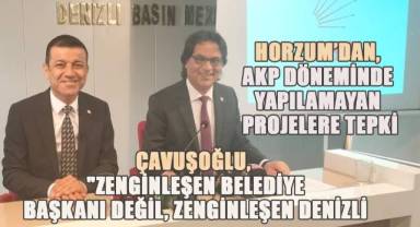 CHP İl Başkanı Horzum ve Büyükşehir Belediye Başkan adayı Çavuşoğlu, yerel yönetimlere yönelik eleştirilerde bulundular ve projelerini açıkladılar.