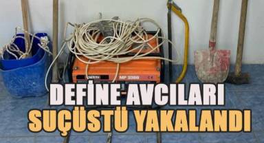 Define avcıları kazdıkları 35 metrelik kuyuda suçüstü yakalandı