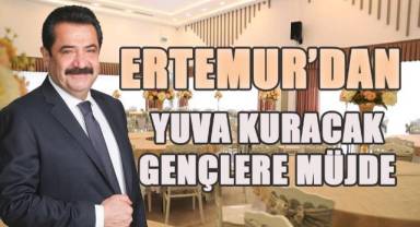 Ertemur, projelerini hazırlarken yeni yuva kuracak gençleri de unutmadı
