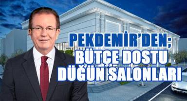 Halil Pekdemir'den; bütçe dostu düğün salonları