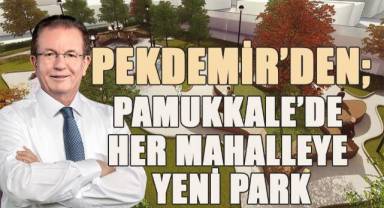 Halil Pekdemir’den yeşil alan müjdesi;