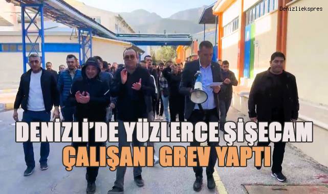 oplu sözleşme sürecine tepki gösteren yüzlerce işçi geçici grev yaptı