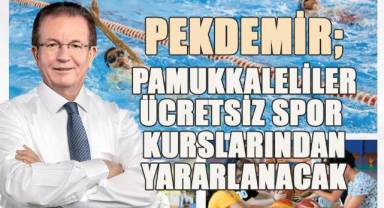 Pamukkale’de yılda 20 bin çocuk ve 10 bin kadına ücretsiz spor yapma fırsatı verilecek