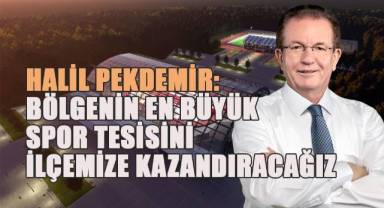 Pekdemir; Pamukkalelilere Amatör Spor Kompleksi Projesi müjdesini verdi