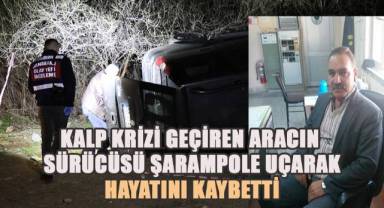 Şarampole devrilen hafif ticari aracın sürücüsü hayatını kaybetti